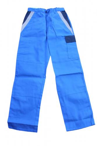 Arbeitshose Berufshose Montagehose Bundhose Arbeitskleidung Willax Kontrast BLAU 281